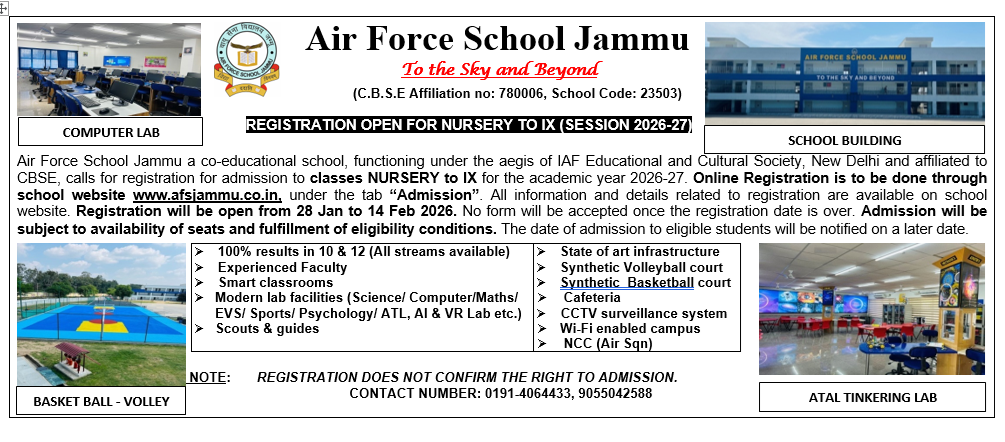 Advertisement 2026-27